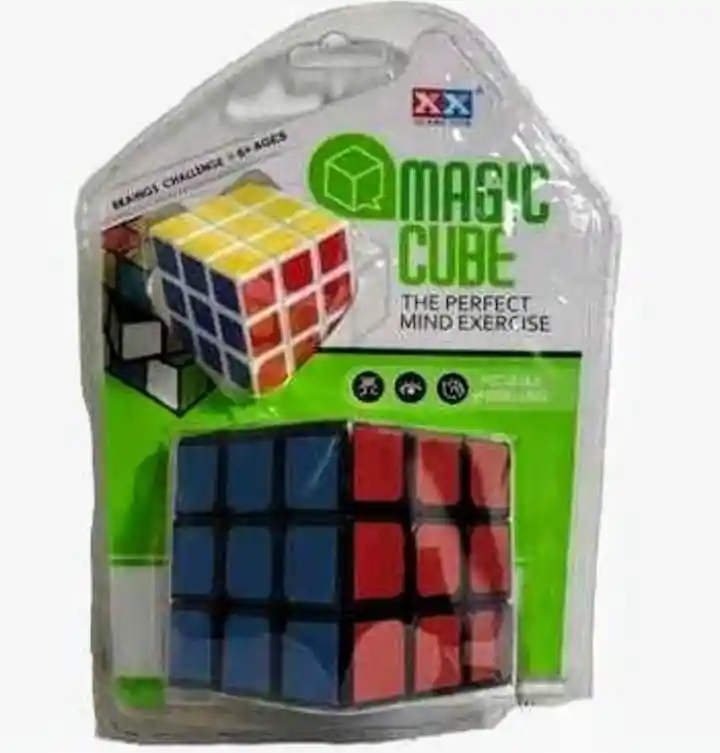 Clásico Cubo De Rubik El Ejercicio De La Mente Perfecta X 2 Unidades