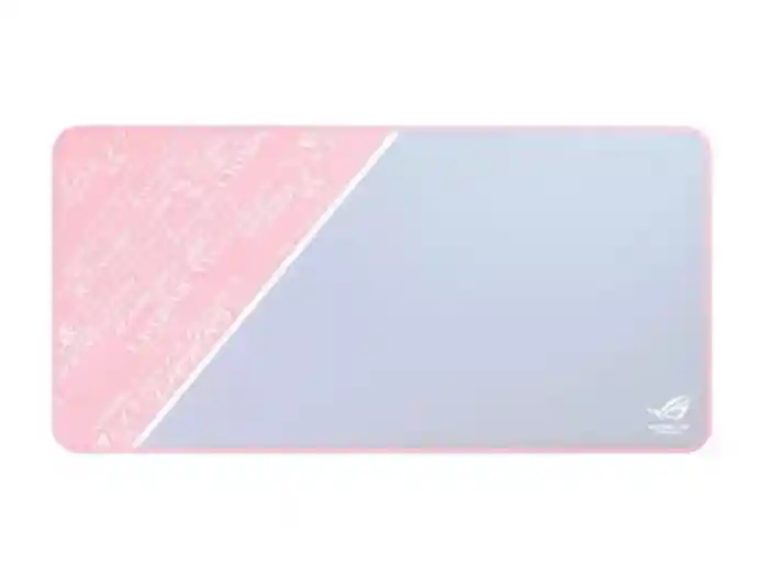 Mouse Pad Gamer Asus Sheath Rog De Goma Xl 440mm X 900mm X 3mm Pink/gray