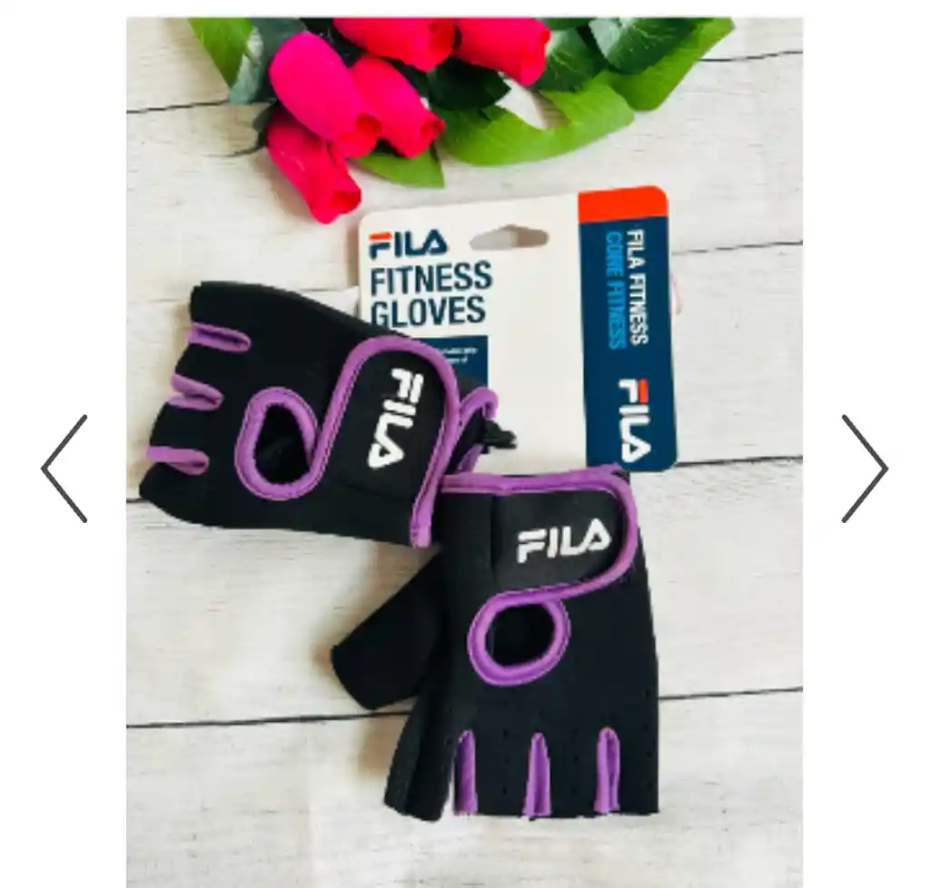 Guantes Fitness Fila Accesorios Mujer Original