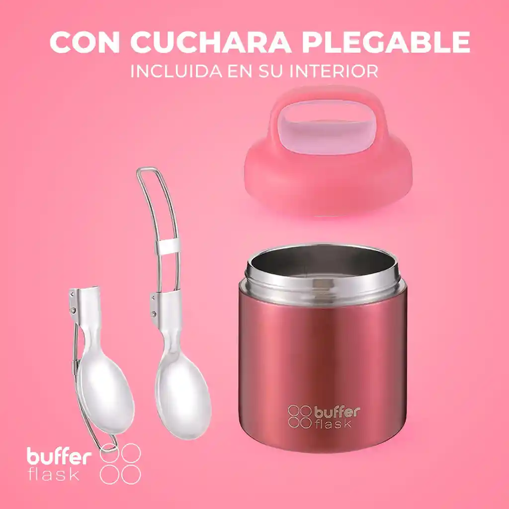 Termo Lonchera Termico Niños Buffer Acero Inoxidable 350l