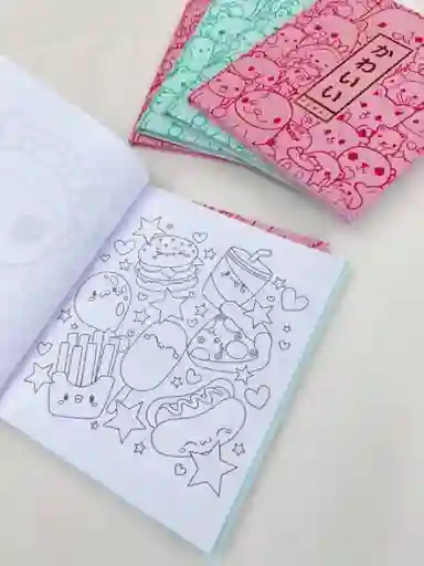 Cuaderno Colorear Para Crecer Kawai