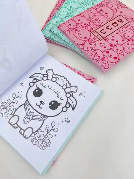 Cuaderno Colorear Para Crecer Kawai