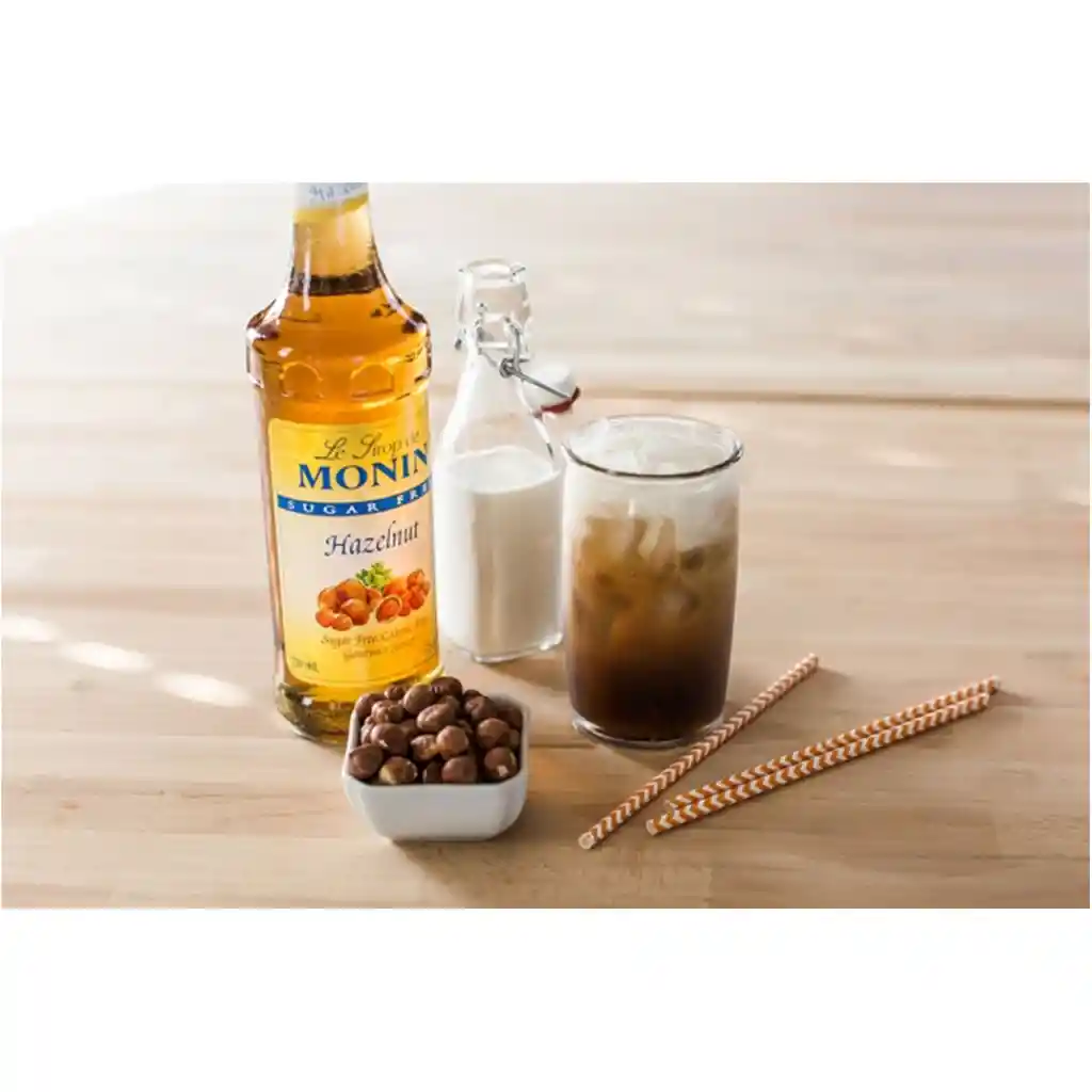 Monin Sirope De Avellana Sugar Free - Hazelnut 750 Ml (25.4 Fl Oz)