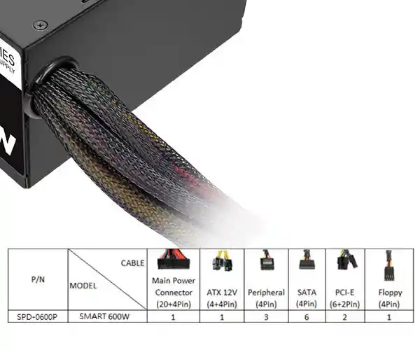 Fuente Poder Thermaltake 600w 80+ Real Certificada