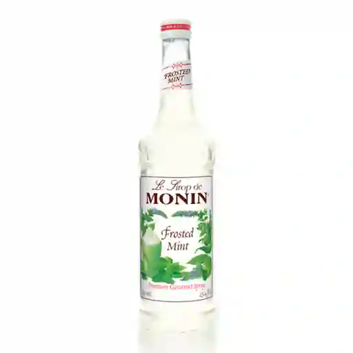 Monin Sirope De Menta Helada - Frosted Mint 750 Ml (25.4 Fl Oz)