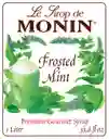 Monin Sirope De Menta Helada - Frosted Mint 750 Ml (25.4 Fl Oz)