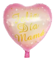 Globo Metalizado Corazon Feliz Dia Mama