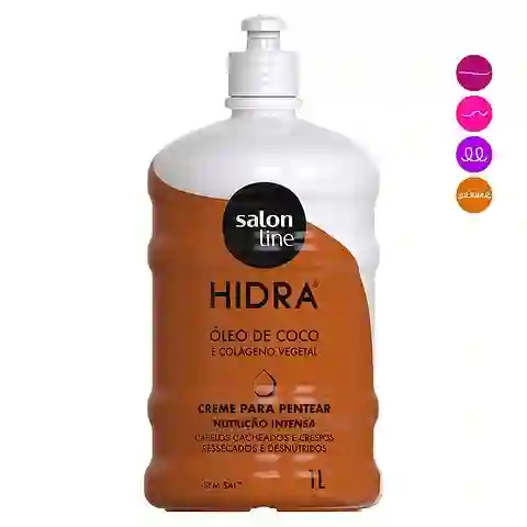 Salon Line Hidra Óleo De Coco Y Colágeno Vegetal 1 L