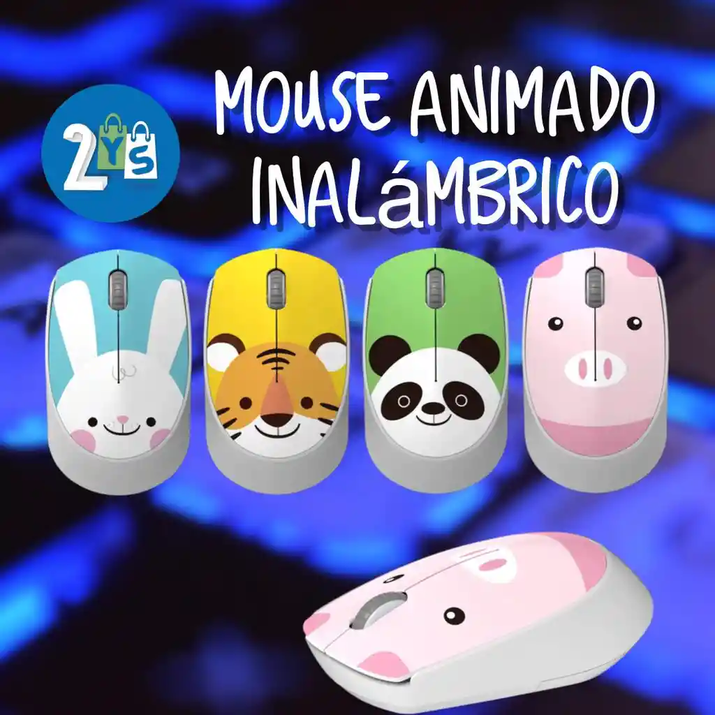 Mouse Inalámbrico Animado