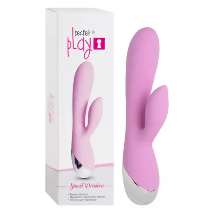 Vibrador Doble Estimulación Punto G Sweet Passion 10 Vibraciones Recargable