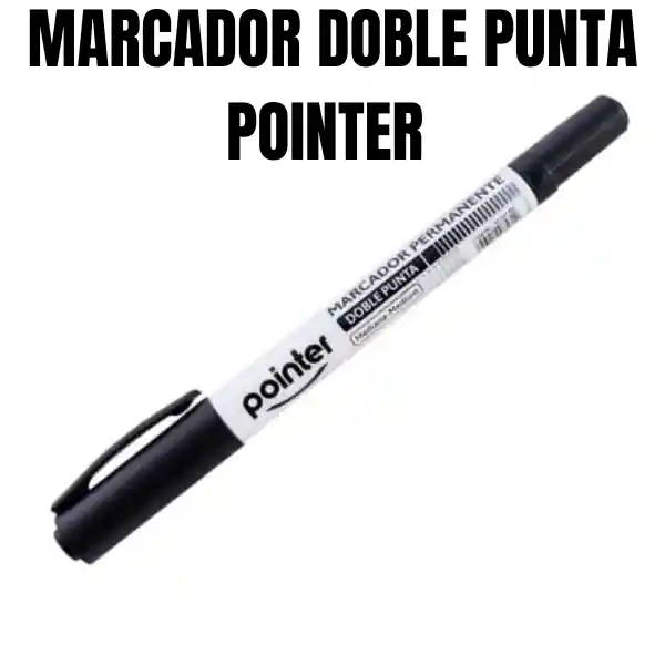 Marcador Doble Punta Pointer Xunidad