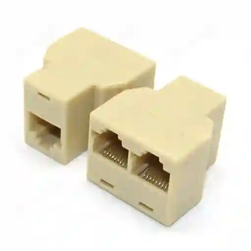 Conector Tee Rj45 De 1 A 2 Conexiones Internet