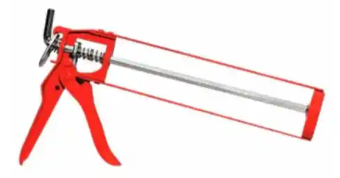 Pistola Calafateo Roja (para Tubo De Silicona)