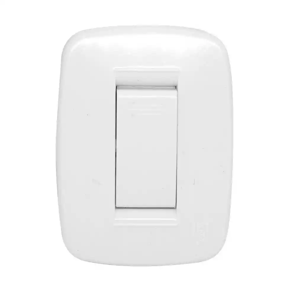 Swiche Interruptor Blanco De Sobreponer