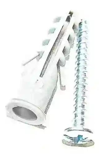 Chazo Y Tornillo 3/16'' X 10 Unid