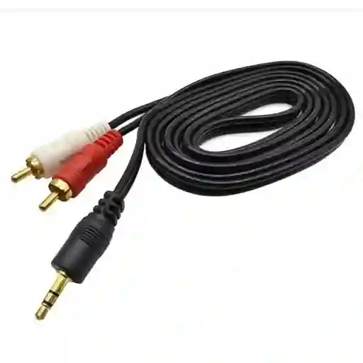 Cable 2 A 1 - Rca A Cable Auxiliar De Sonido 3.5mm