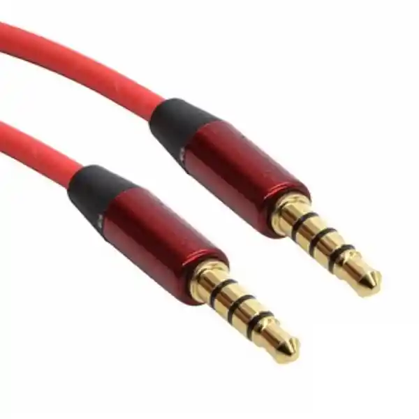 Cable Auxiliar De Sonido X1mt Plug Metálico (harvic)