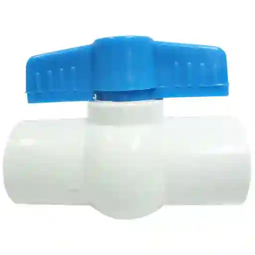 Registro Valvula Pvc 3/4 Pulgada Lisa Economica