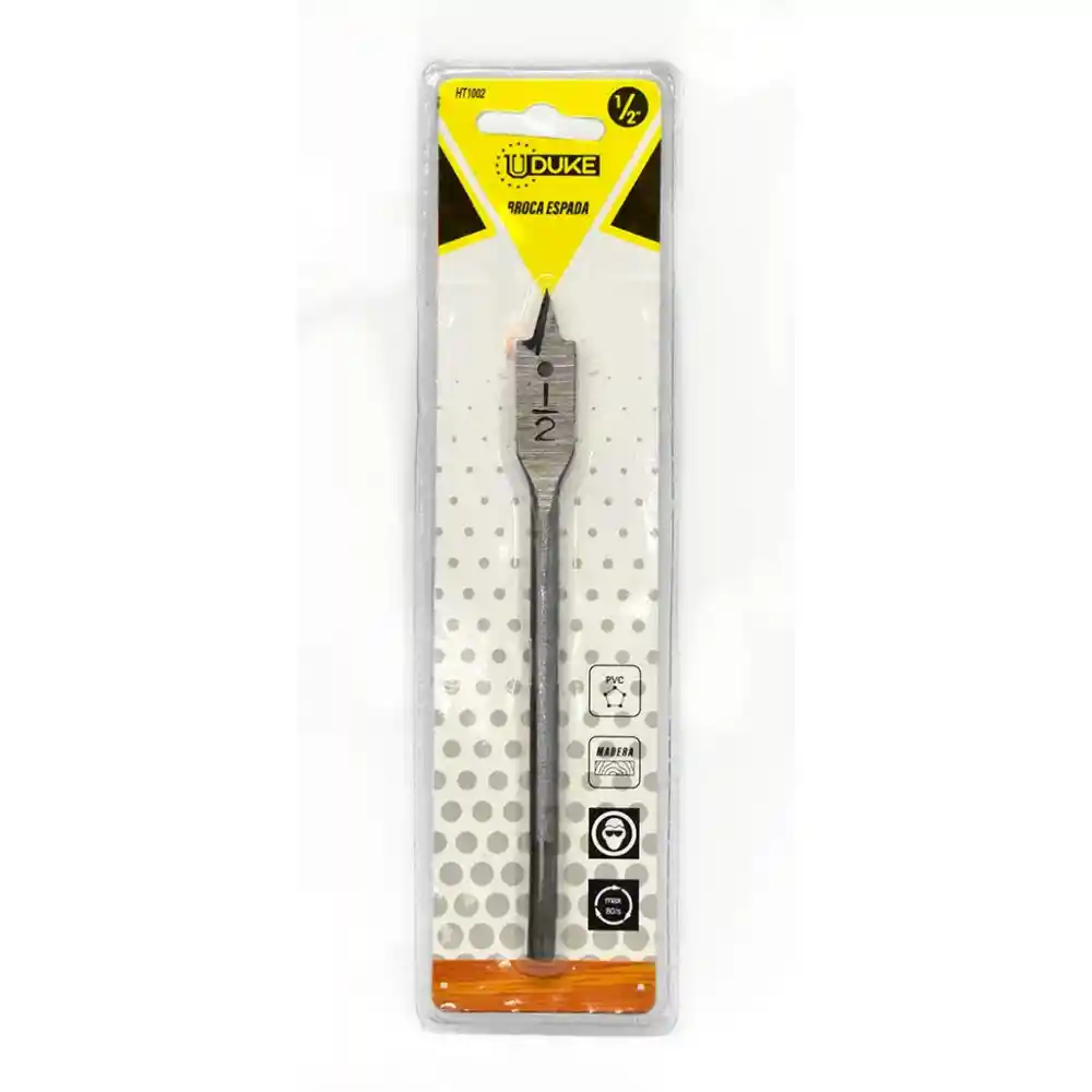 Broca Espada Para Madera 1/2 Pulgada