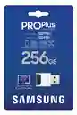 Memoria Microsd Samsung Pro Plus 256gb 180mb/s Adaptador Usb