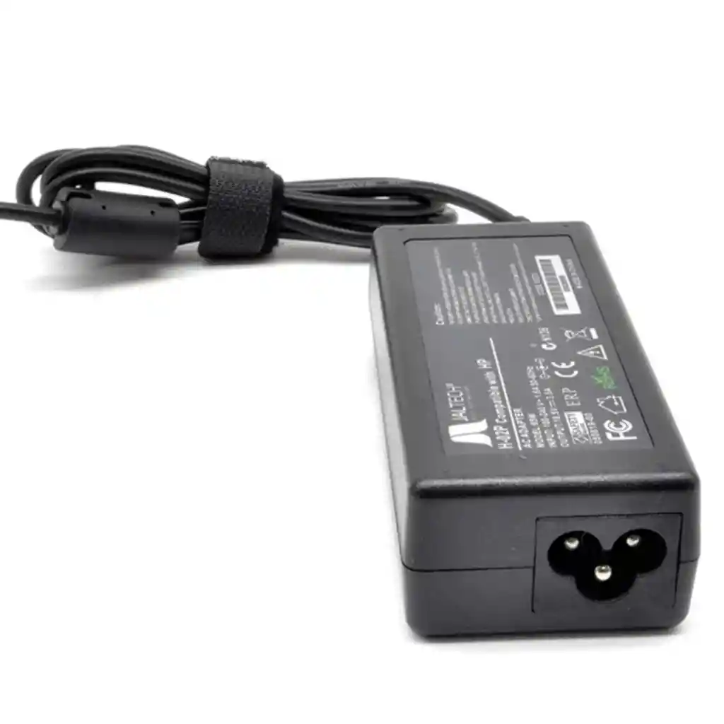 Cargador De Portatil Para Hp 18.5v 3.5a Punta Amarilla