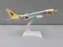 Coleccionable Avion A Escala 1:350, China Eastern Tamiflu B-737, 19cms