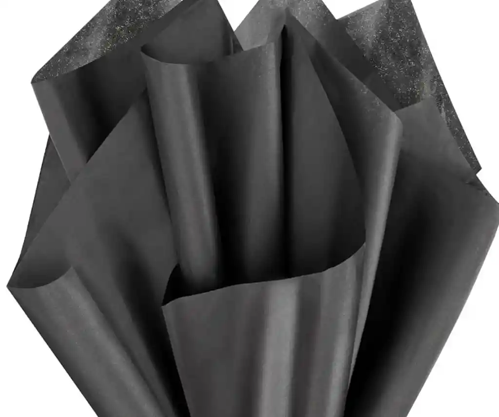Papel Seda O Papelillo Negro X25 Pliegos