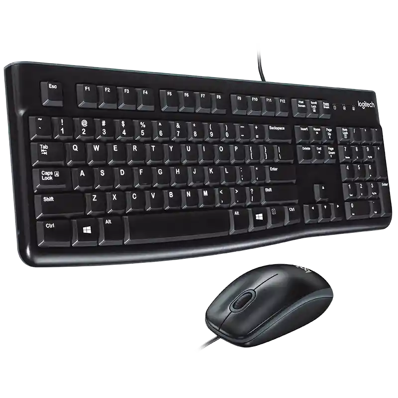 ⭐combo Teclado Y Mouse Logitech, Cableado, Mk120 ⭐