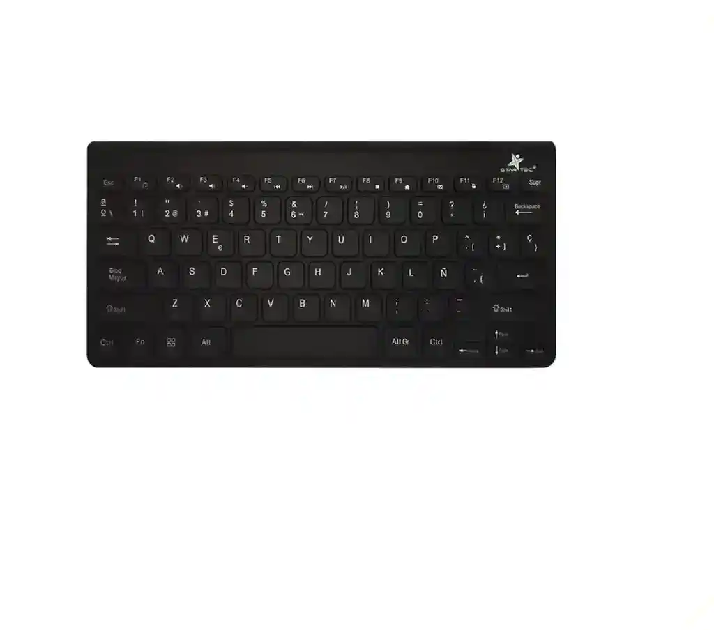 Teclado Alambrico Star Tec St-kb-007 Mini Negro