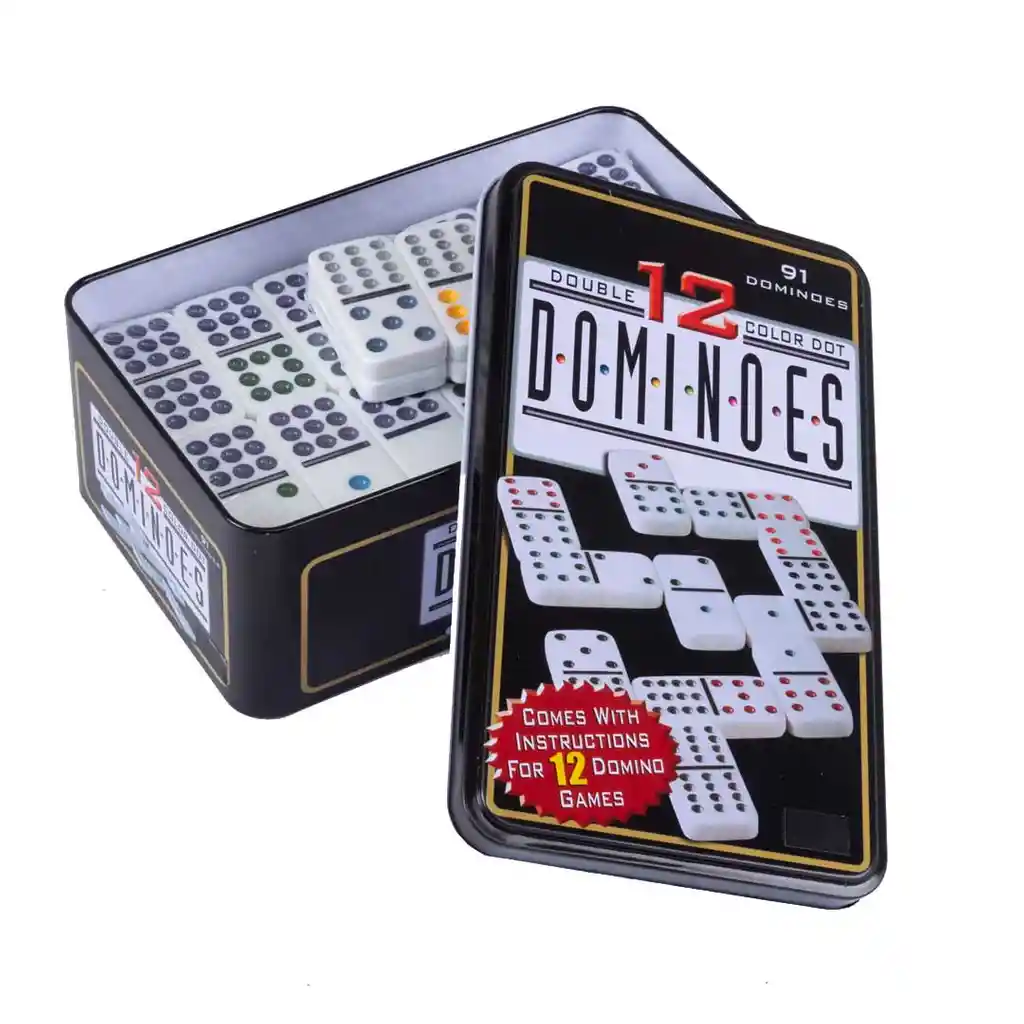 Domino Doble 12 Con 91 Fichas
