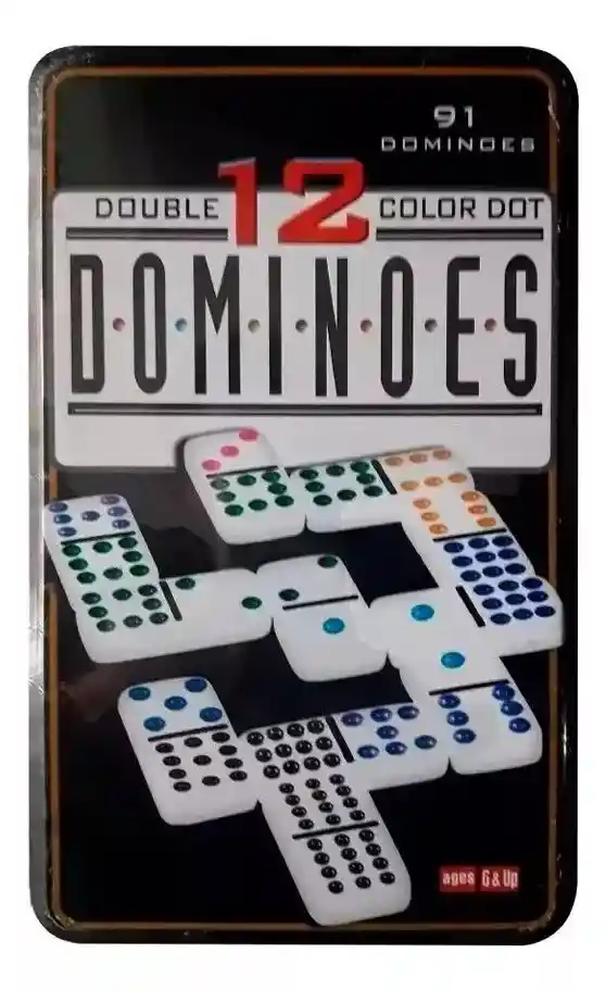 Domino Doble 12 Con 91 Fichas