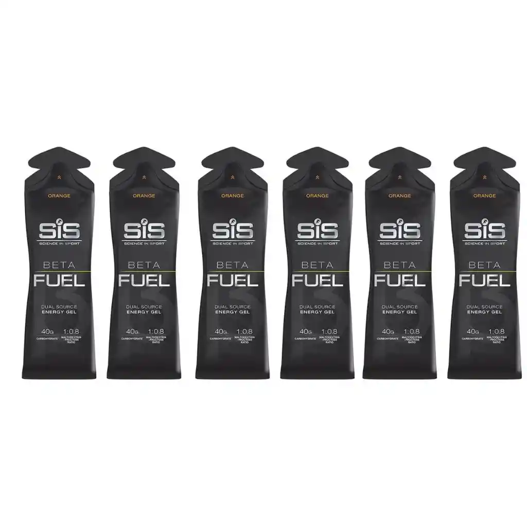 Sis Gel Beta Fuel Orange 60ml X 6 Unds