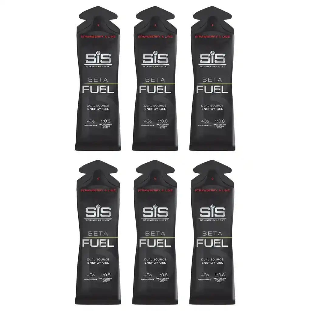 Sis Gel Beta Fuel Strawberry Lime 60ml X 6 Unds