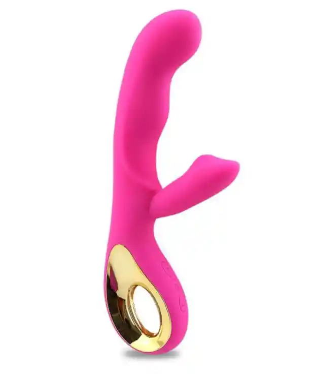 Vibrador Doble Estimulación Punto G Sx Angel 10 Vibraciones Recargable