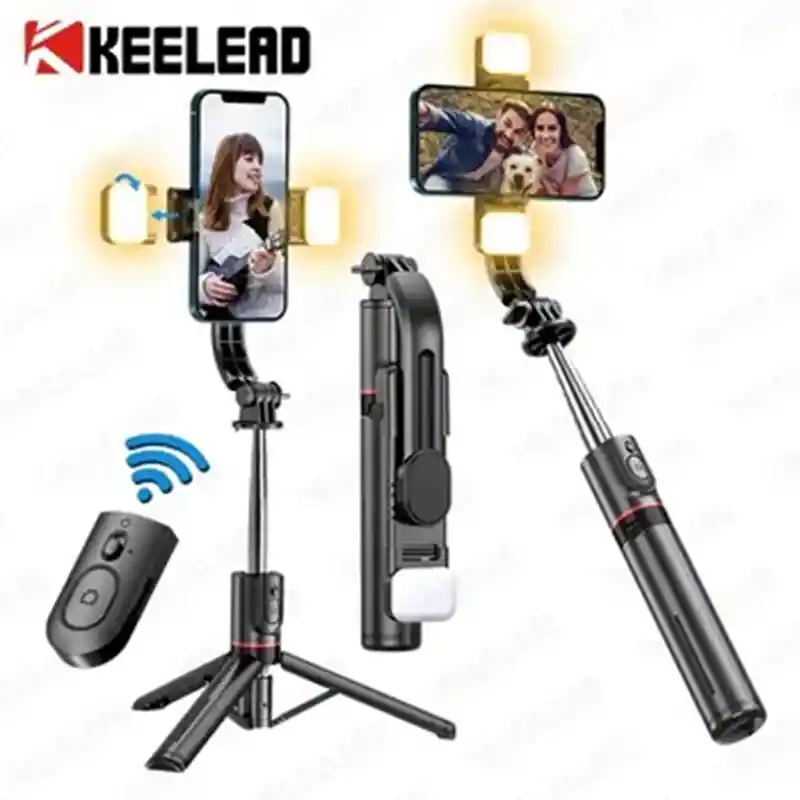 Trípode Keelead Portátil Con Bluetooth Soporte De 45,66 Pulgadas