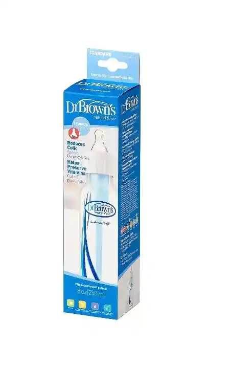 Tetero Dr Browns 8 Oz Estándar Bpa Free Bebé