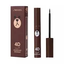 Delineador Liquido 4d Eyeliner Waterproof Osito Shedoes Ref 406