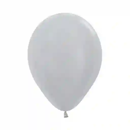 Bombas Globos R12 Satin Plata / Plateado X 10 Und Sempertex