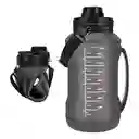 Botellas De Agua Plegables A Prueba De Fugas, Anillo De Sellado De Silicona Sin Bpa, Botella De Agua Plegable De Viaje 64 Onzas, Negro