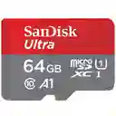 Memoria Micro Sd Sandisk Clase 10 Ultra 64gb