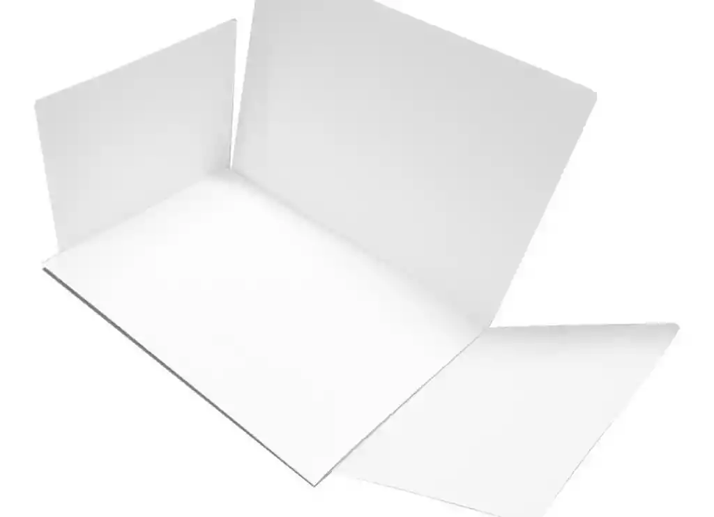 Carpeta Cuatro Solapas O Cuatro Aspas Blanca