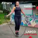 Cuerda Lazo De Saltar Con Peso Ajustable Fitnics Rodamiento