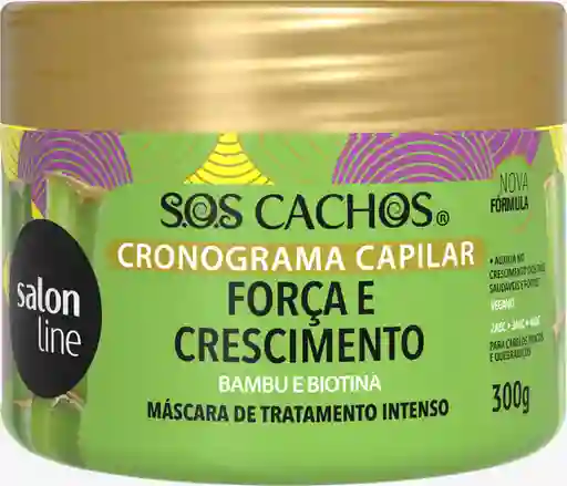 Salon Line S.o.s. Cachos Cronograma Capilar Fuerza Y Crecimiento 300 G