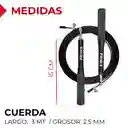 Lazo Cuerda Saltar Profesional Fitnics Velocidad Aluminio