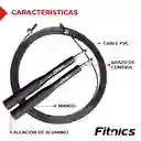 Lazo Cuerda Saltar Profesional Fitnics Velocidad Aluminio