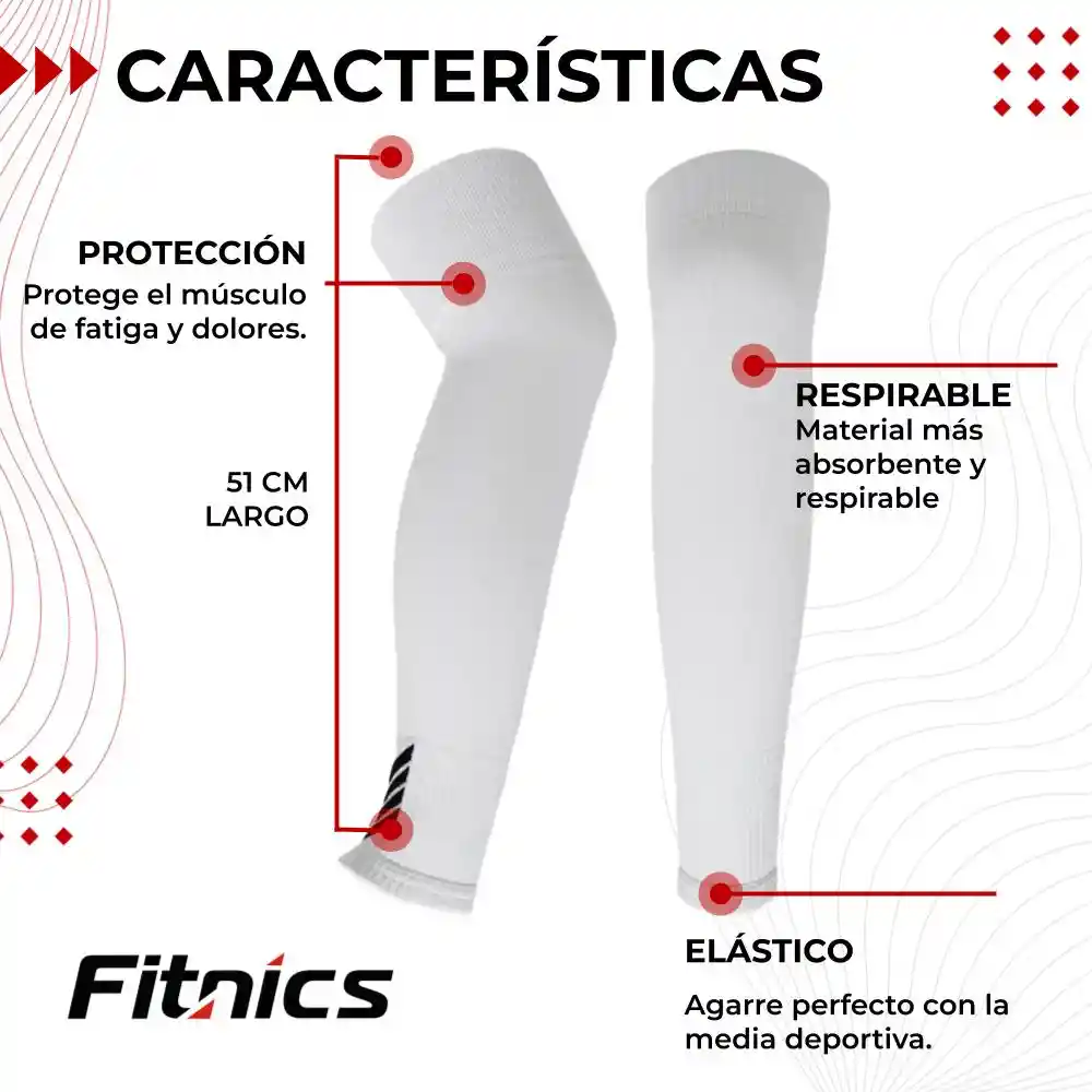 Medias Futbol Antideslizante Set 2 + Pantorrillera Gemelera