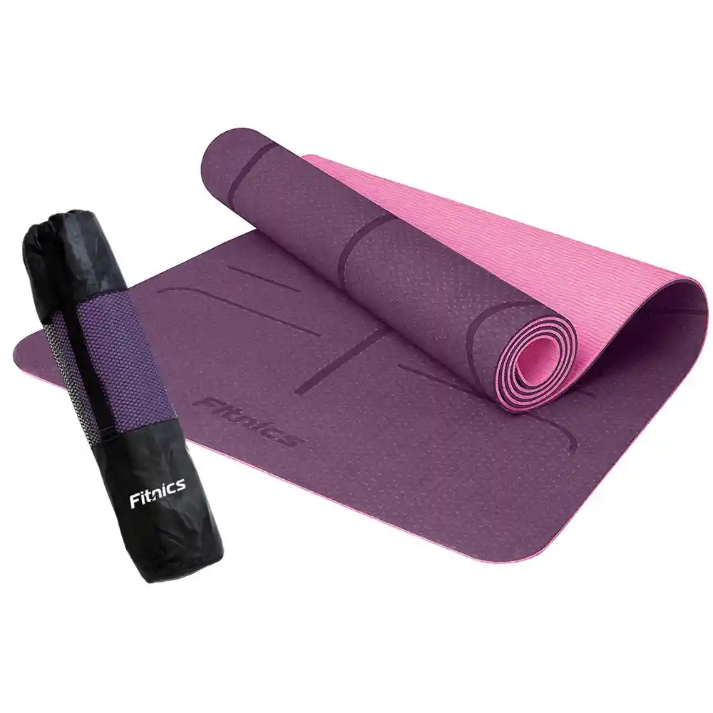 Mat Yoga Colchoneta Tapete Ejercicio 6mm Bolso+correa +guías