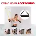 Bandas Elasticas Resistencia Poder Fitnics Set 5 +accesorios