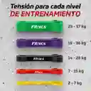 Bandas Elasticas Resistencia Poder Fitnics Set 5 +accesorios