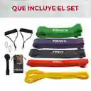 Bandas Elasticas Resistencia Poder Fitnics Set 5 +accesorios